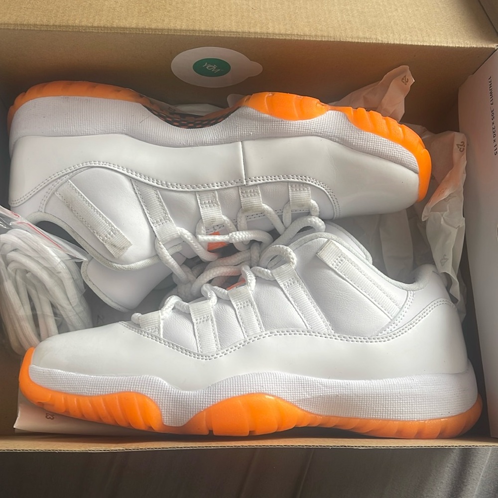 Jordan 11s retro low citrus